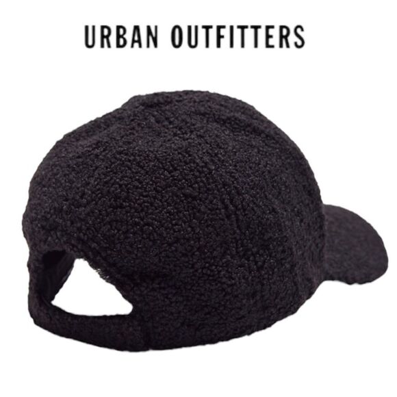 NEW Boys Lie Women's Black Sherpa Baseball Cap Hat - Picture 4 of 4